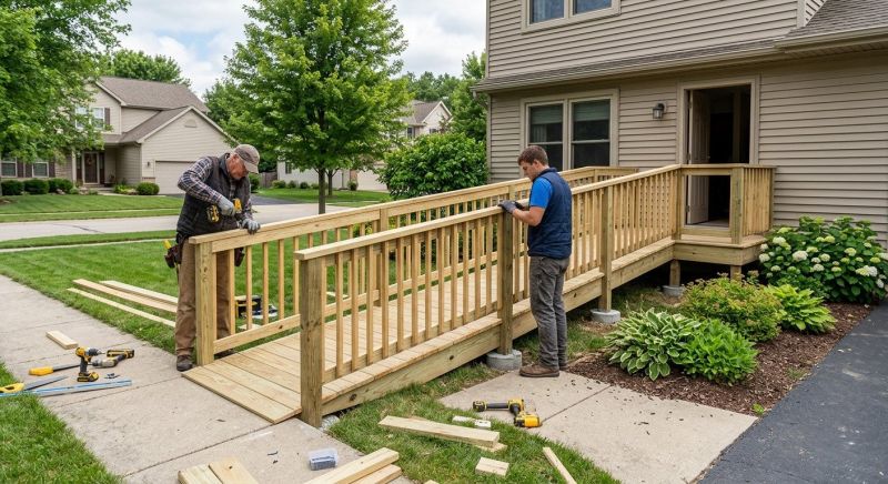 Stair Ramp Construction in Wilmington, NC