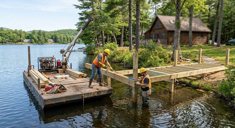 Water Dock Installation in Roswell, GA