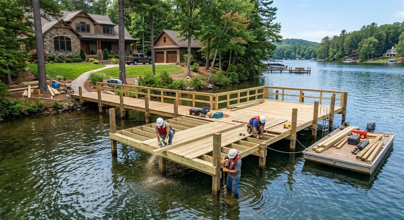 Boat Dock Construction in Alpharetta, GA