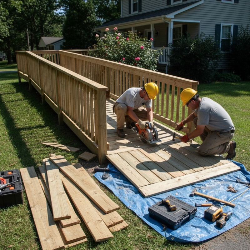 Disability Ramp Installation in Conroe, TX