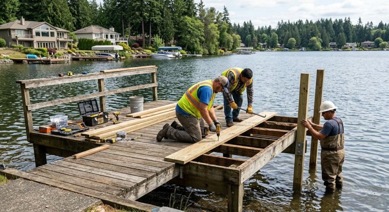 Dock Wood Replacement in Denver, CO