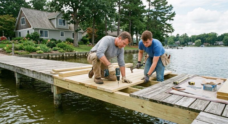 Dock Wood Replacement in Alpharetta, GA