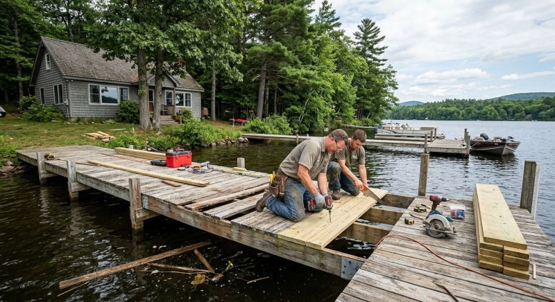 Water Dock Repair in Overland Park, KS